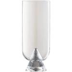 AYTM - Vase à fleurs GLACIES – Verre – Couleur : transparent – (Ø x H) 7,6 x 18 cm.