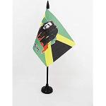 Drapeaux AZ flag multicolores en plastique Bob Marley 