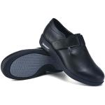 Baskets noires sans lacets respirantes pour pieds larges à élastiques Pointure 47 look fashion pour femme 