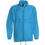 B&C Collection Sirocco Jacket-Coupe-Vent imperméable Nylon Capuche Hommes - Atoll (XL)