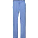 Pantalons de travail bleues claires en caoutchouc Taille XXL look fashion pour femme en promo 