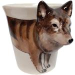 Tasses à café à motif loups 