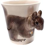 Tasses à café à motif animaux 