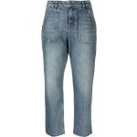 Jeans droits de créateur Ba&Sh bleus W24 L29 pour femme 