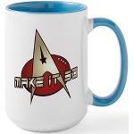 Tasses design blanches Star Trek 