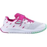 Babolat Chaussures Fille Pulsion All Court Junior Blanc/Rose/Vert PE 2021