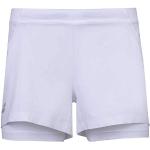 Shorts de sport Babolat blancs Taille XS pour femme 