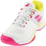 Babolat Femmes Propulse Blast AC AC Chaussures De Tennis Chaussures Toutes Surfaces Blanc - Pink 37