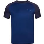 T-shirts de sport Babolat bleus en polyester à col rond Taille XXL look fashion pour homme 