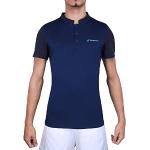 Polos de tennis Babolat bleus en polyester Taille S classiques pour homme 