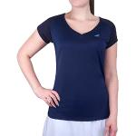 T-shirts de sport Babolat bleus en polyester à manches longues Taille M look fashion pour femme en promo 