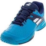 Chaussures de tennis  Babolat Propulse bleues en caoutchouc Pointure 33,5 pour enfant en promo 
