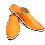 Sabots orange à motif moutons en cuir Pointure 46 look fashion pour homme 