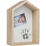 Baby Art Étagère pour bébé - Étagère murale ou bureau en bois - Décoration de chambre d'enfant - Personnalisable avec le kit d'empreintes - Couleur bois naturel