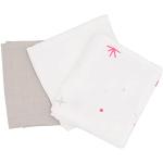Protège oreiller Babycalin blancs en coton lavable en machine en lot de 3 70x70 cm pour bébé en promo 