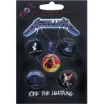 Badges multicolores Metallica 