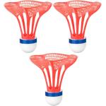 Volants de badminton  rouges en plastique 