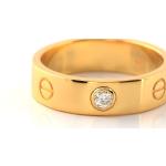 Bagues de fiançailles en or blanc de mariage argentées en or 18 carats en diamant pour femme 
