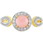 Bagues opale Juwelo roses en argent pour femme 