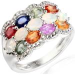 Bagues opale Juwelo argentées en argent pour femme en promo 