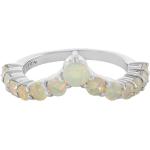 Bagues opale Juwelo blanches en argent pour femme 