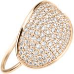 Bague Ginette NY Sequin & Galaxy Diamond en or rose et diamants Femme