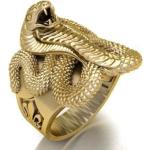 Bagues pour la Saint-Valentin argentées à motif serpents en pierre précieuse en diamant fait main 