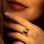 Bagues 3 anneaux avec certificat d'authenticité Taille 48 pour femme en promo 