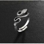 Bagues vintage de mariage en zinc à motif serpents look fashion pour homme 