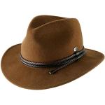 Bailey of Hollywood - Chapeau Fedora Pliable, imperméable, Feutre Homme ou Femme Nelles - Taille S - Whiskey