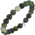 Bracelets de perles kaki en cristal à perles pour femme 