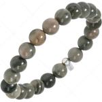 Bracelets marron en cristal à perles en bois pour femme 