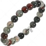 Bracelets de perles gris en cristal à perles style ethnique pour femme 