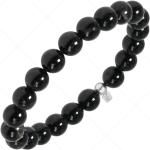 Bracelets de perles noirs à perles pour femme 