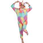 Déguisements de licorne multicolores en peluche à motif requins Taille XL look fashion pour femme 