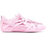 Chaussures de créateur Balenciaga roses en fil filet en cuir Pointure 38 pour femme 