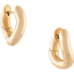 Boucles d'oreilles en or de créateur Balenciaga en laiton pour femme 