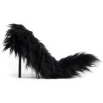 Escarpins talon aiguille de créateur Balenciaga noirs en fourrure à motif animaux Pointure 40 pour femme 
