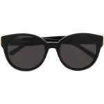 Balenciaga Eyewear lunettes de soleil à monture ronde - Noir