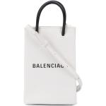 Sacs shopping de créateur Balenciaga blancs en cuir pour femme 
