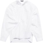 Chemises de créateur Balenciaga blanches à motif animaux à manches longues à manches longues pour femme 