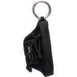 Porte-clés de créateur Balenciaga noirs en métal à motif animaux 