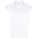 Chemises de créateur Balenciaga blanches en coton mélangé sans manches éco-responsable sans manches Taille XS pour femme 