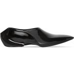 Chaussures casual de créateur Balenciaga noires en cuir verni à motif animaux à bouts carrés Pointure 41 look casual pour homme 