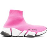 Chaussures de skate  de créateur Balenciaga Speed roses en caoutchouc à bouts ronds Pointure 41 look Skater pour femme 