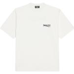 T-shirts à imprimés de créateur Balenciaga blancs à manches courtes à col rond pour homme 