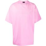 T-shirts à imprimés de créateur Balenciaga rose bonbon éco-responsable à manches courtes à col rond pour femme 