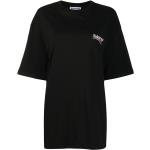 T-shirts à imprimés de créateur Balenciaga noirs en jersey à manches courtes à col rond pour femme 