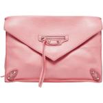 Sacs de luxe de soirée de créateur Balenciaga roses à rayures seconde main look fashion 