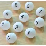 6 balles de Ping pong colorées pas cher 